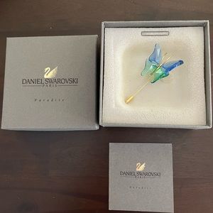 Swarovski Paradise Collection - Butterfly stick pin.